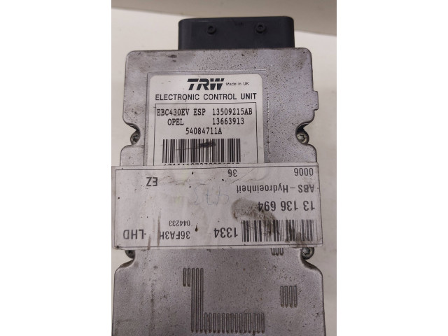 Jednotka ABS 13136694, 8T68998T Opel Vectra C 2002