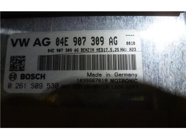 Блок управления двигателем Блок управления 4E907309AG, 261S09530   Volkswagen Beetle A5