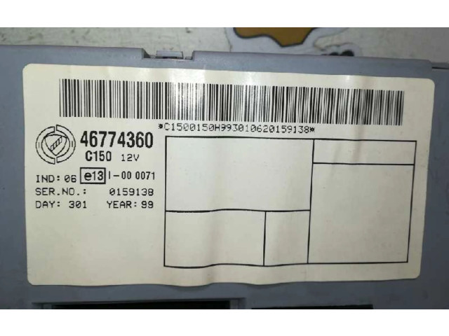 Pojistková skříňka 46774360, 60172 Fiat Punto (188) 1999