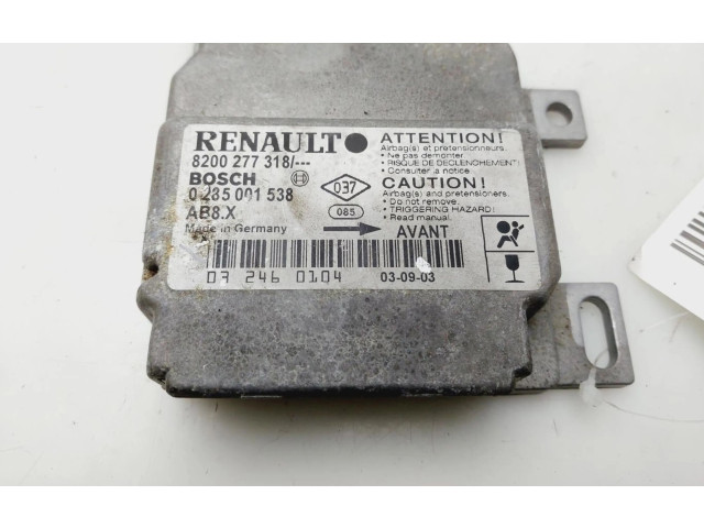 Блок подушек безопасности 8200277318 Renault Clio II