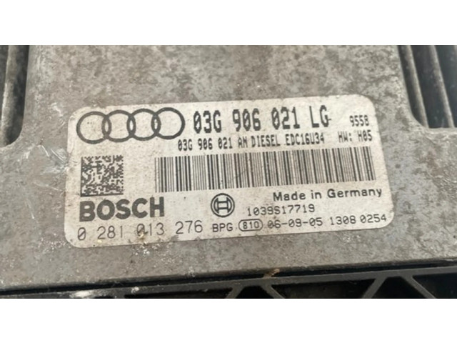 Řídící jednotka 03G906021AN, 0281013276   Audi A3 S3 8P 2006