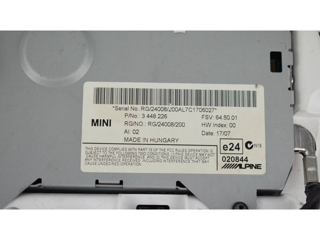 Дисплей 3448226 Mini One - Cooper Coupe R56