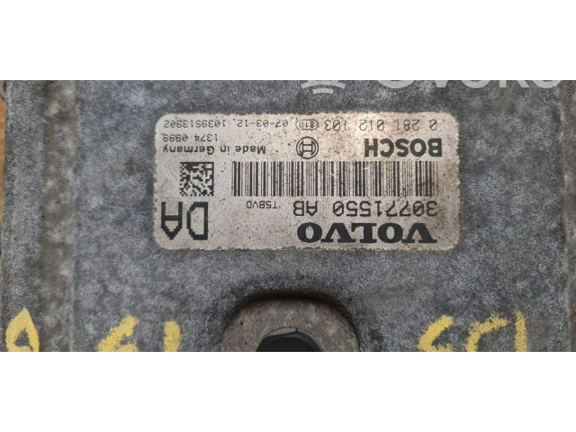 Блок управления двигателя 0281012103   Volvo V70