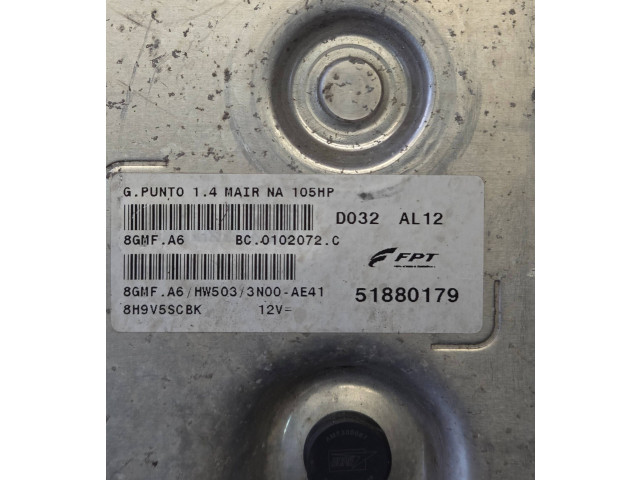 Řídící jednotka 51880179, BC0102072C   Fiat Punto Evo 2010