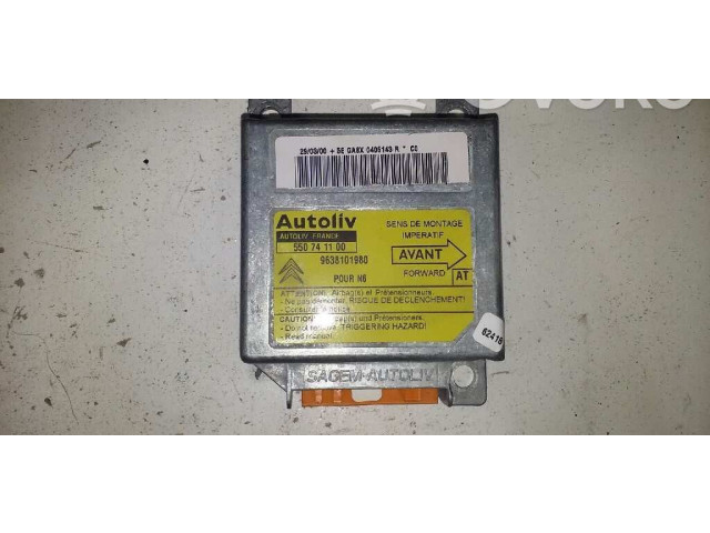 Блок подушек безопасности 9638101980 Citroen Xsara