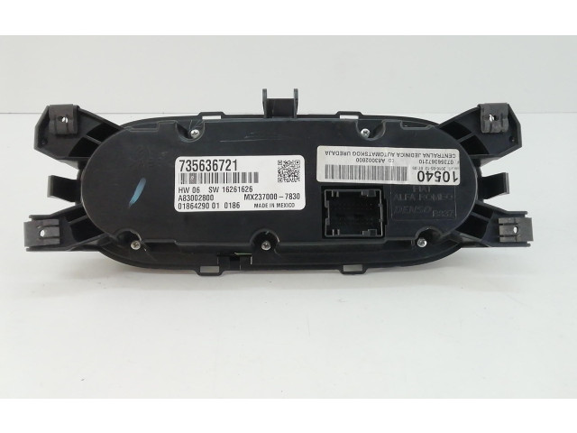 Блок управления климат-контролем 735636721, 735636721 Fiat 500L