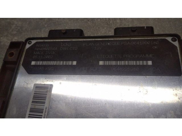 Řídící jednotka 9641390180, 9648225280   Citroen Berlingo 2003