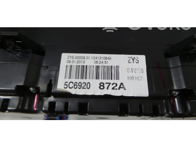Панель приборов 5C6920872A   Volkswagen Jetta VI       