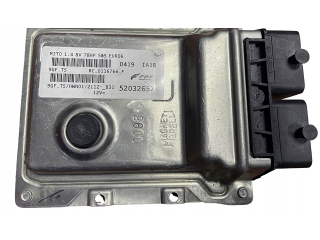 Řídící jednotka 52032657, 9GFT5 Alfa Romeo Mito 2013