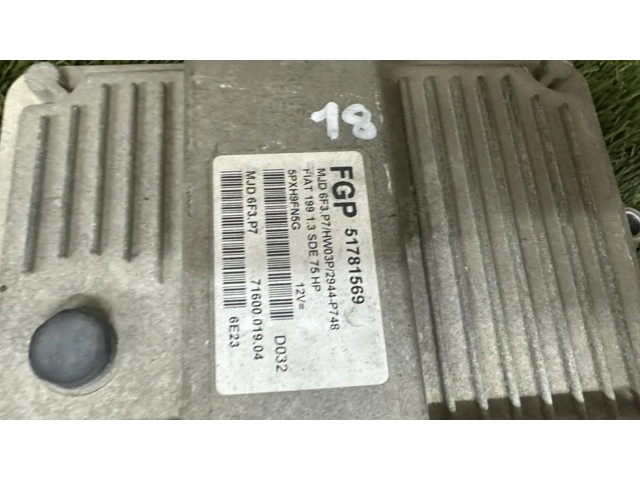 Řídící jednotka 51781569, CENTRALITAMOTORUCE Fiat Punto (199)