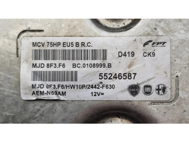 Řídící jednotka 55246587, MJD8F3F6 Peugeot Bipper 2012