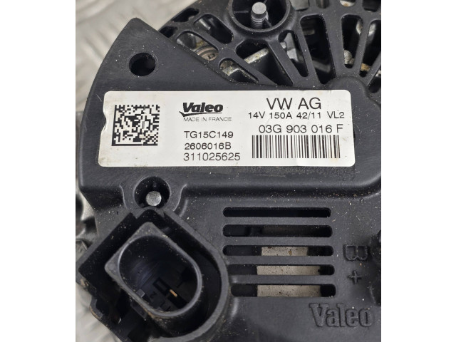 Генератор 03G903016F Audi Q5 SQ5