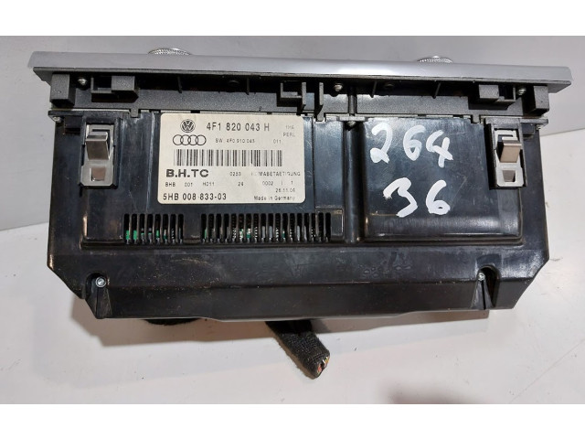 Блок управления климат-контролем 4F1820043AG Audi A6 S6 C6 4F