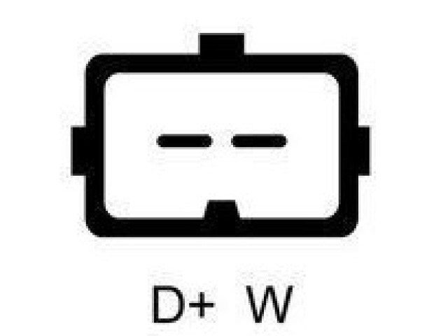 Генератор CA1268, 10442081 Volkswagen Golf III