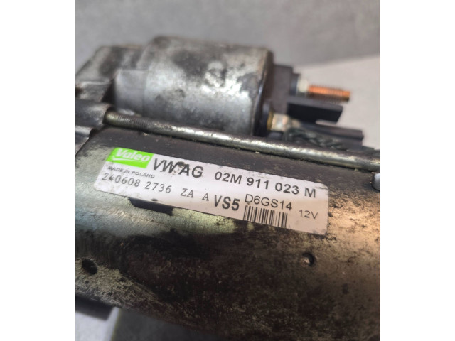 Turbodmychadlo Стартер 02M911023M, D6GS14   Volkswagen PASSAT B7   cdg