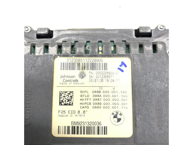 Дисплей    9231320   BMW X3 F25