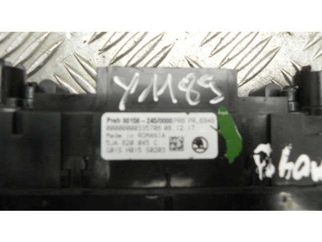 Блок управления климат-контролем 5JA820045C Skoda Rapid (NH)