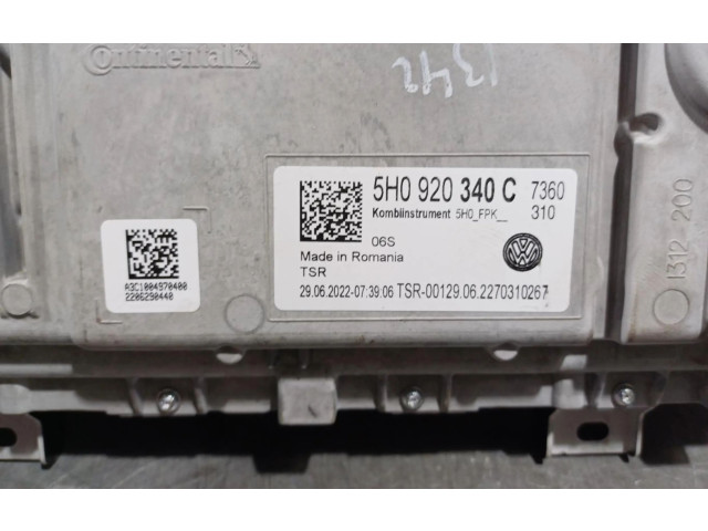 Панель приборов 5H0920340C Volkswagen Golf VII