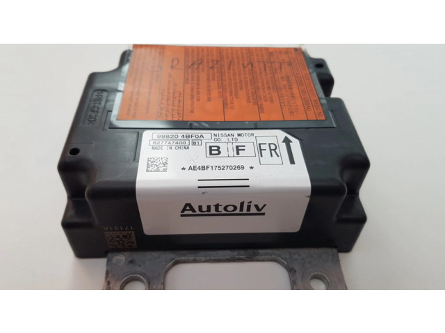 Блок подушек безопасности 988204BF0A Nissan X-Trail T32