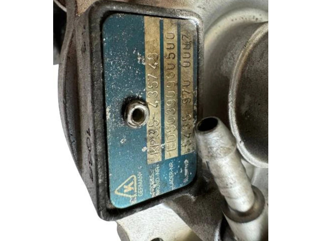 Turbodmychadlo Турбина 54359700007, 54359700001   Ford Fiesta   