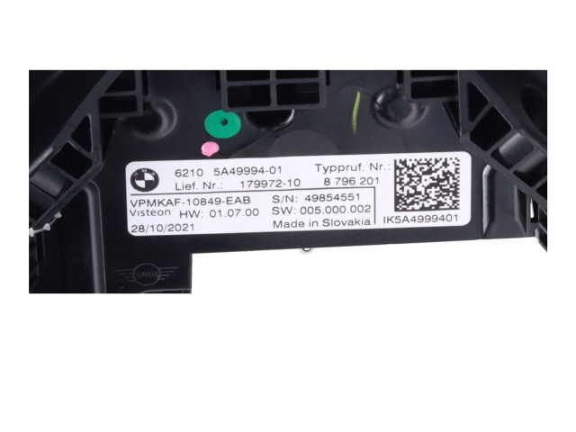 Панель приборов 5A49994 Mini One - Cooper F56 F55