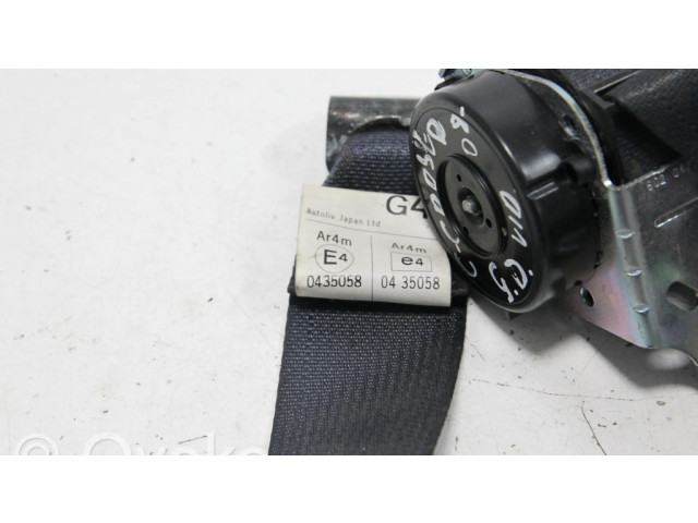 Задний ремень безопасности