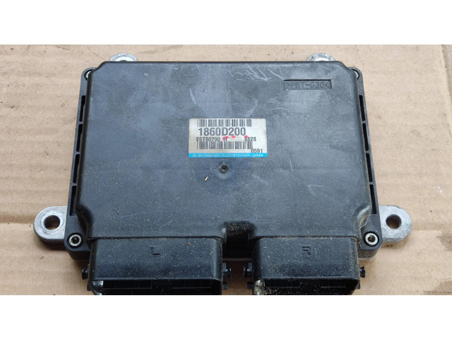 Блок управления двигателя 1860D200, E6T80790 Mitsubishi Outlander