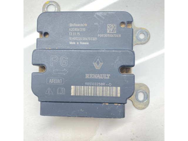 Блок подушек безопасности 985103258R, A2C80613110 Dacia Dokker