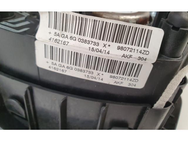 Подушка безопасности водителя 98072114ZD   Peugeot 2008 I