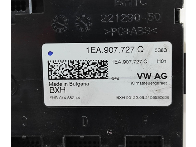 Блок управления климат-контролем 1EA907727Q, 5HB014362   Volkswagen ID.3