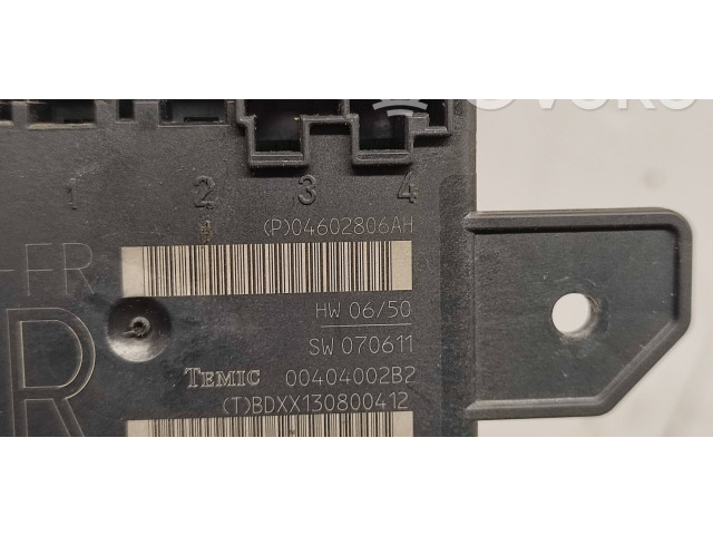 Řídící jednotka 04602806AH, 00404002B2 Chrysler Grand Voyager V 2008