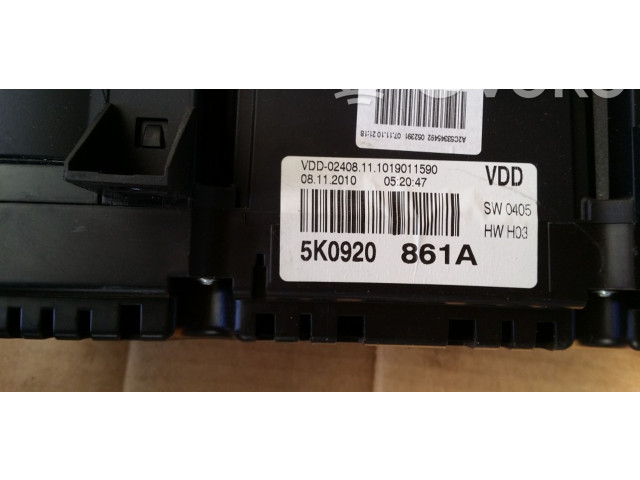 Панель приборов 5K0920861A Volkswagen Golf VI