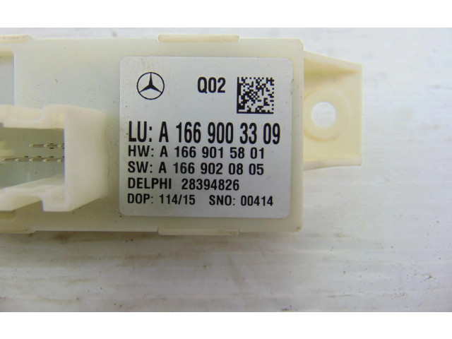 Řídící jednotka A1669003309 Mercedes-Benz CLA C117 X117 W117 2015