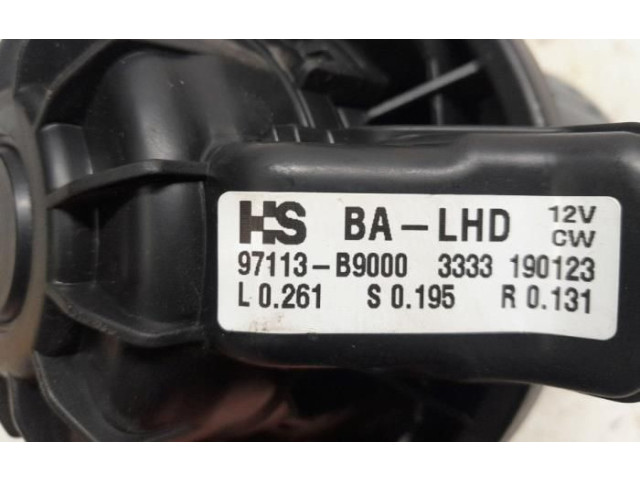 Вентилятор печки 190123, 97113B9000 Hyundai i10