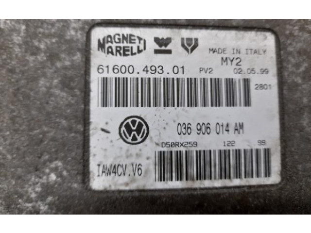 Блок управления двигателя 036906014AM, 61600.493.01   Volkswagen Lupo