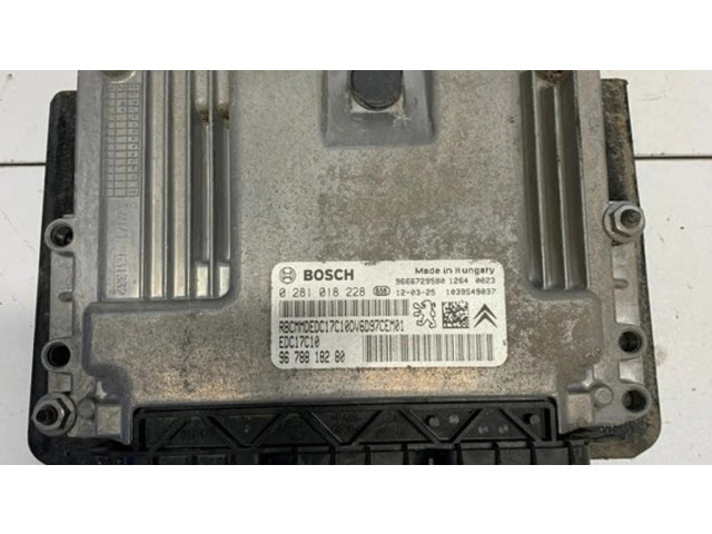 Řídící jednotka 9666729580, 9678818280 Citroen Berlingo 2012