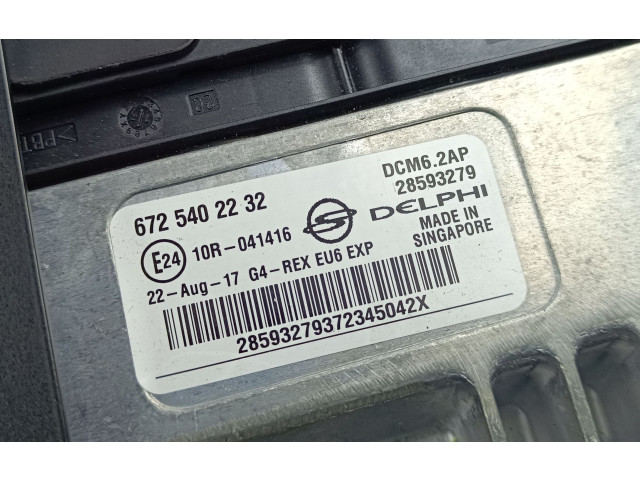 Блок управления двигателя 6725402232   SsangYong Rexton