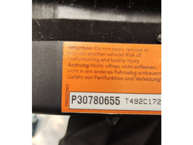 Подушка безопасности водителя P30780655, T492C1   Volvo V70