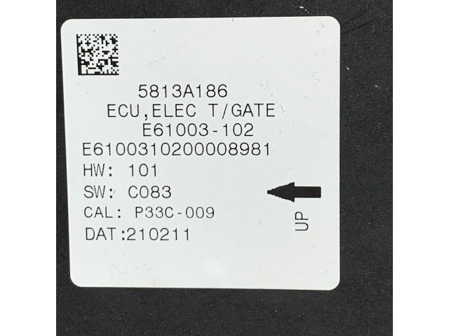 Блок управления 5813A186, E61003102 Mitsubishi Outlander IV