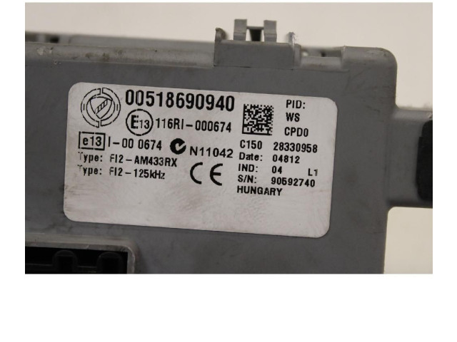 Pojistková skříňka 00518690940 Fiat Punto (199) 2012