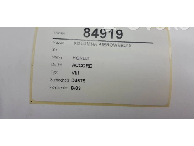 Рулевая рейка Honda Accord 2008 - 2016 года