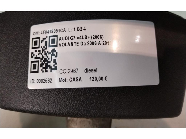 Volant Audi Q7 4L 2006 4F0419091CA, 4F0419091CA  