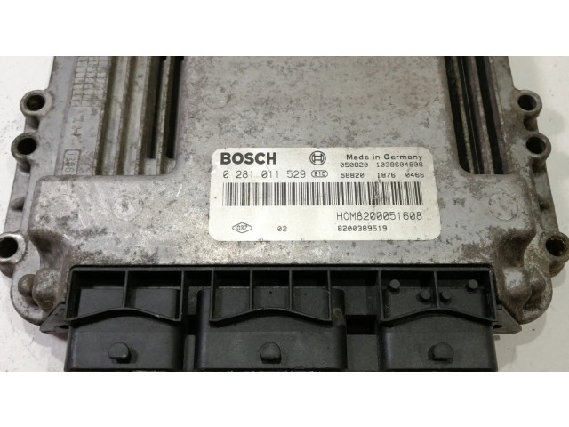 Řídící jednotka 0281011529, HOM8200051608 Renault Trafic II (X83) 2004