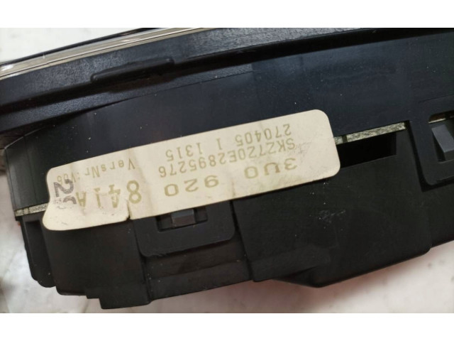 Панель приборов 3U0920841A, TDI Skoda Superb B5 (3U)