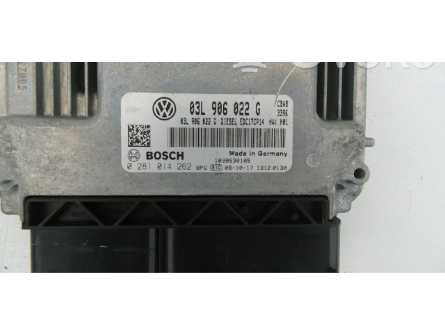 Řídící jednotka 03L906022G, 0281014262   Volkswagen Tiguan 2010