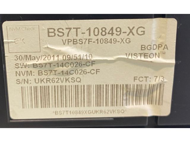 Панель приборов BS7T10849XG, VPBS7F10794A   Ford S-MAX       