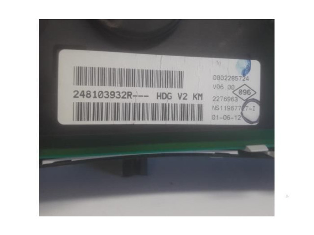 Панель приборов 0002285724, 2276963 Dacia Lodgy