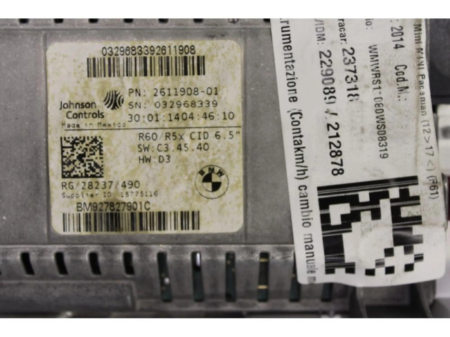 Панель приборов Mini Paceman (R61)