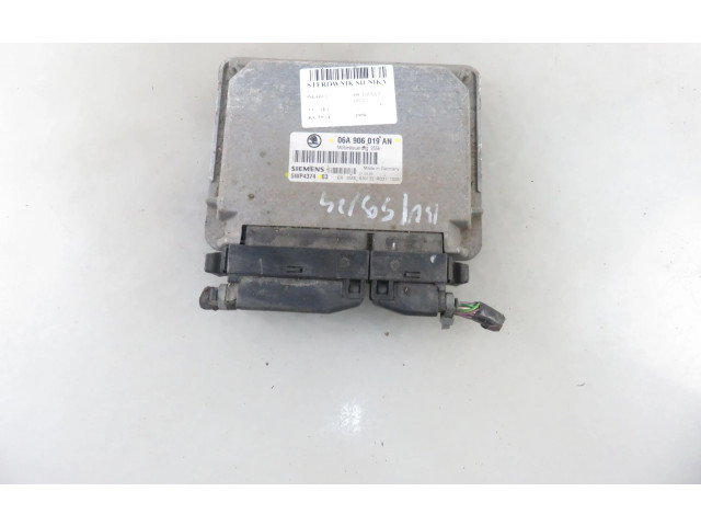 Блок управления двигателя 5WP4374, 06A906019AN   Skoda Octavia Mk1 (1U)