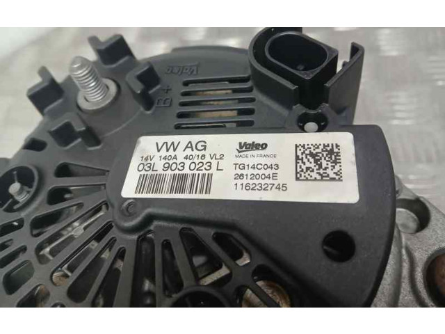 Генератор 03L903023L, VALEO   Volkswagen Caddy      